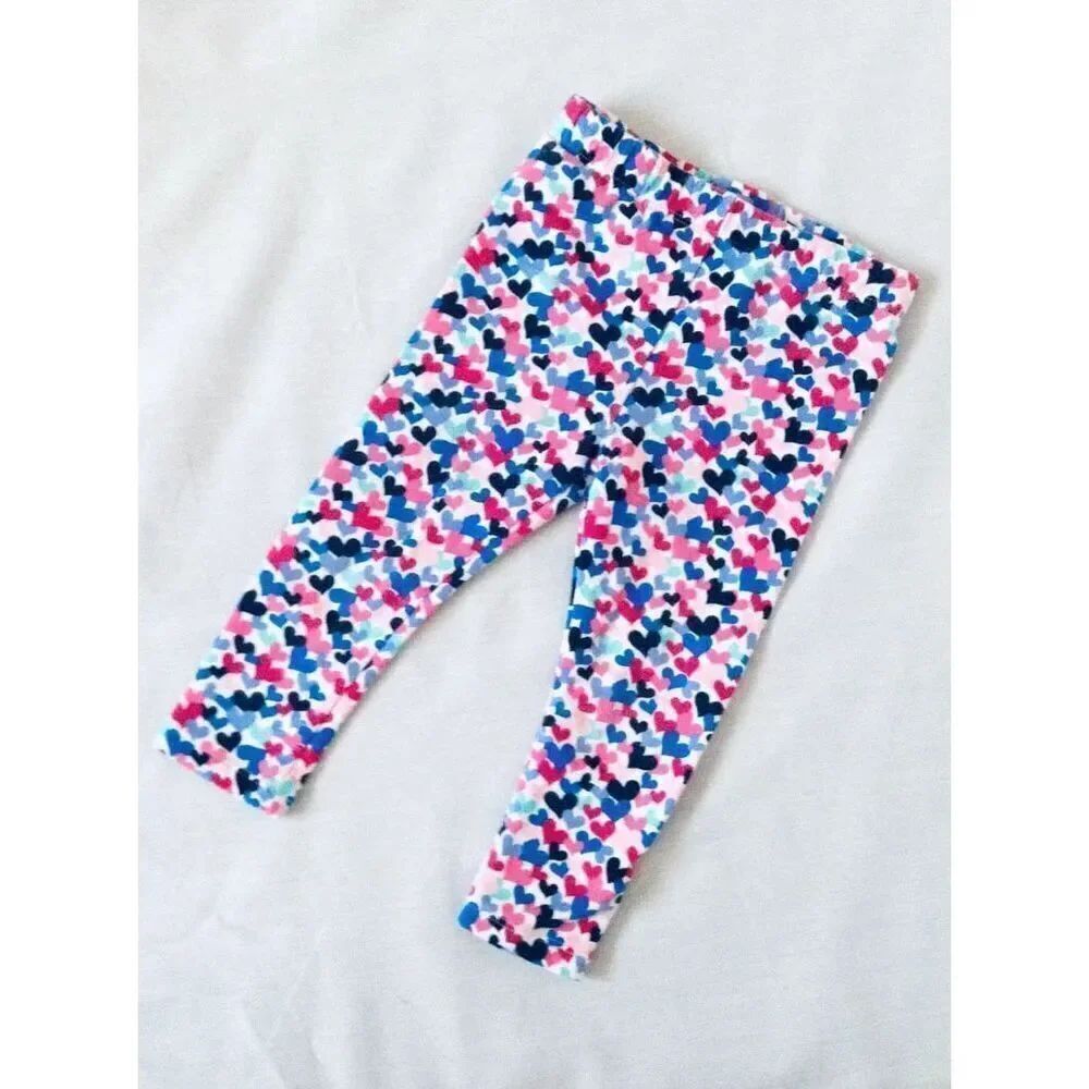 GAP babyGAP Infant Toddler 18-24 Months Valentine Heart Print Leggings